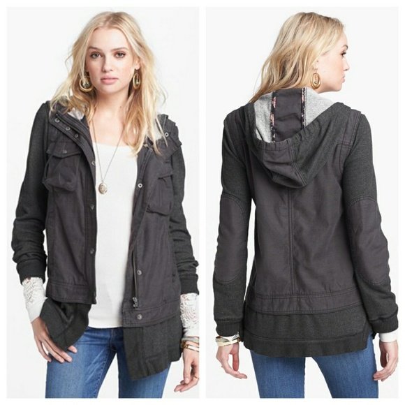 Free People Jackets & Blazers - Free People 'Long Sleeve Utility Jacket'